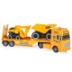 TRANSPORTER TRUCK WITH LIGHT AND SOUND AND 2 VEHICLES - 666-68F TRANSPORTER TRUCK WITH LIGHT AND SOUND AND 2 VEHICLES - 666-68F