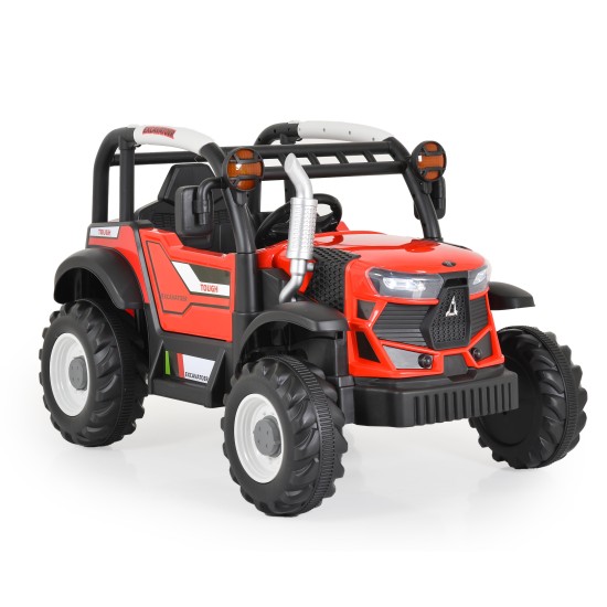 BO tractor Harvest red