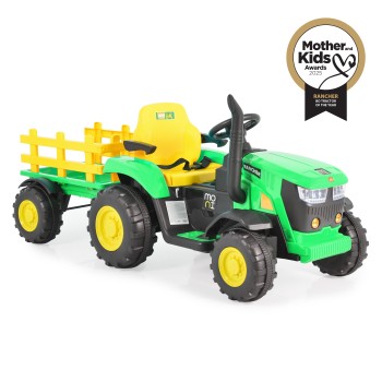 Tractor with trailer Rancher green