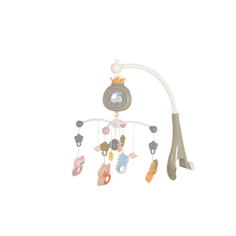 Baby bed bell Penguin grey