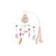 Baby bed bell Penguin pink