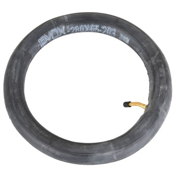 Butyl tube for baby pram with curved AV, 280 x 65-203