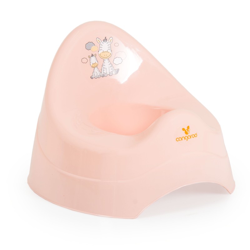 Baby potty Zebra pastel pink