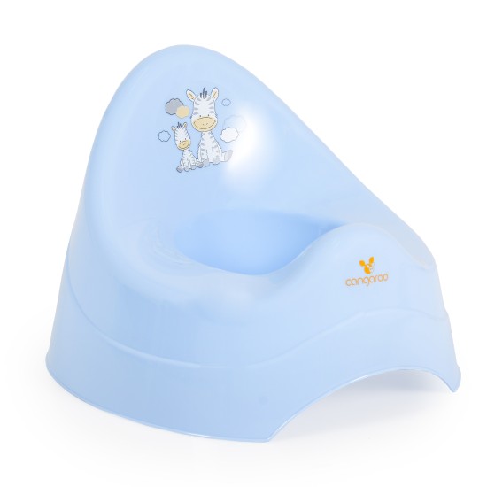 Baby potty Zebra pastel blue Baby potty Zebra pastel blue