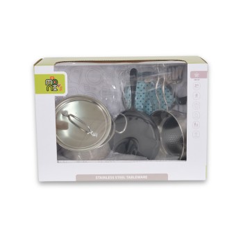 Stainless kitchen set 8pcs Lux G9