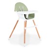 Wooden high chair Gelato 2 in 1 mint