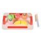 Wooden cutting fruits set 4306 7 pcs