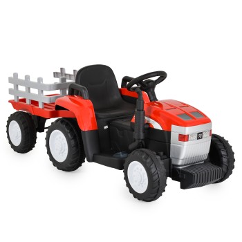 Tractor with trailer Dallas red