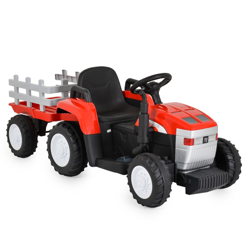 Tractor with trailer Dallas red