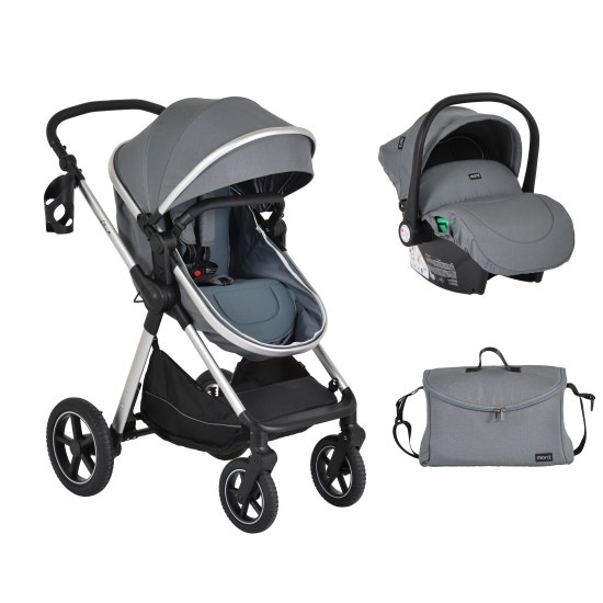 Baby stroller Alina Titanium grey