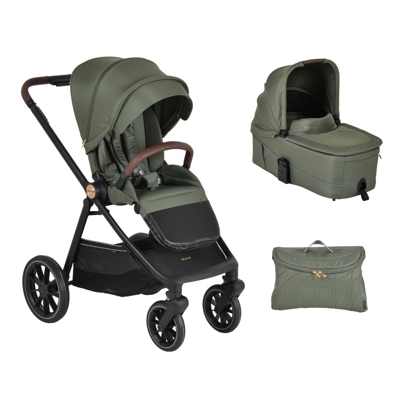 Baby stroller 3 in 1 Celebrity 2 in 1 Deep green