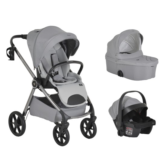 Baby stroller 3 in 1 Unique Silver cloud Baby stroller 3 in 1 Unique Silver cloud