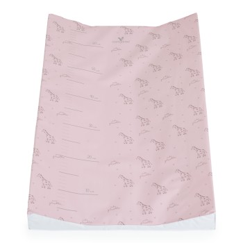 Soft changing mat 44x67 Pink Giraffe