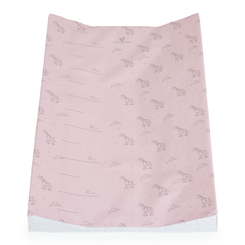 Soft changing mat 44x67 Pink Giraffe