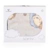 Baby blanket 110/140 Softy Lovely day grey