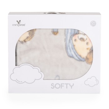 Baby blanket 110/140 Softy Lovely day grey