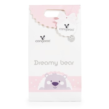 Baby blanket 75x100 cm Dreamy bear pink