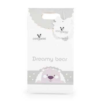 Baby blanket 70x100 cm Dreamy bear grey