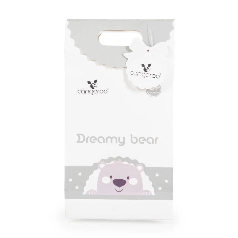 Baby blanket 70x100 cm Dreamy bear grey