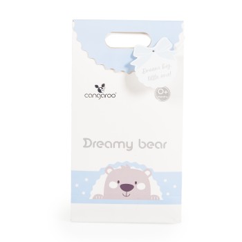 Baby blanket 75x100 cm Dreamy bear blue