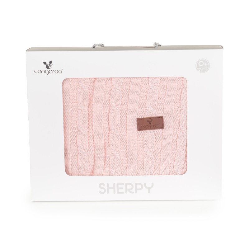Baby blanket 75/100 cm Sherpy pink