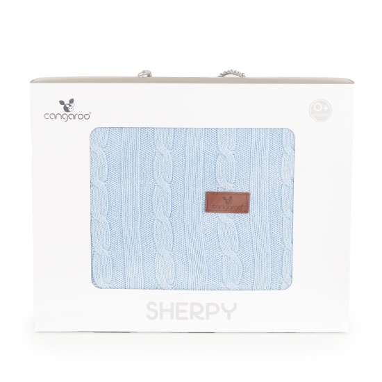 Baby blanket 75/100 cm Sherpy blue Baby blanket 75/100 cm Sherpy blue
