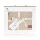 Baby blanket 80x100 cm Popcorn brown Baby blanket 80x100 cm Popcorn brown