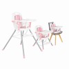High chair 3 in 1 Amaretti pink