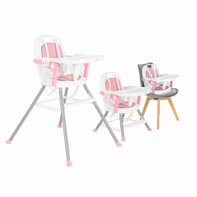 High chair 3 in 1 Amaretti pink