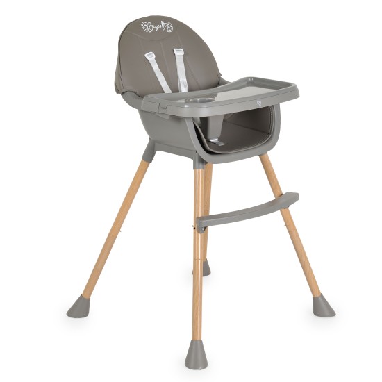 High chair Biscotti 2 in 1 grey High chair Biscotti 2 in 1 grey