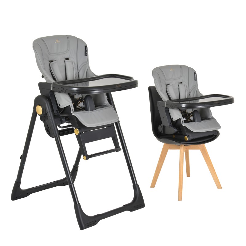 High chair Tiramisu 2 in 1 grey