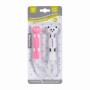 Set of silicone spoons Baby panda girl F1607