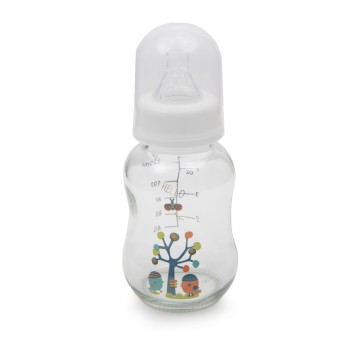 Normal glass bottle with standart neck 125ml - GB301