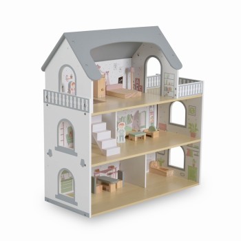 Wooden doll playhouse Ema