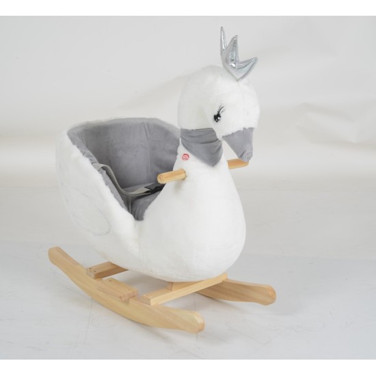 Plush rocking animal Swan Plush rocking animal Swan