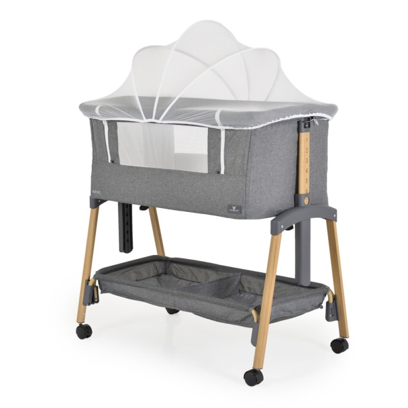 Baby crib Adoro grey