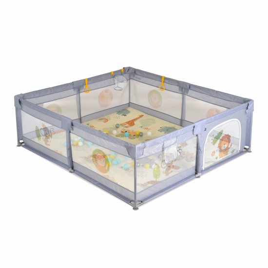 Playpen GameZone 180*200 with accessories grey Playpen GameZone 180*200 with accessories grey