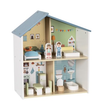 Wooden doll house HP063.