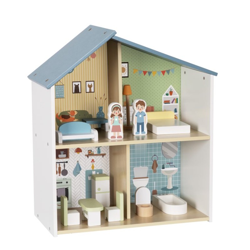 Wooden doll house HP063.