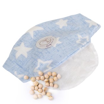 Anti colic belt blue with white stars