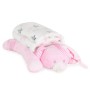 Baby Blanket 90/75 cm with a pillow Sleepy bear pink
