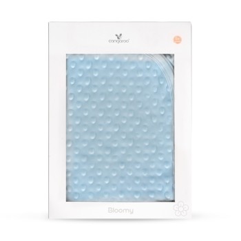 Baby blanket 80/90 cm Bloomy blue 6621