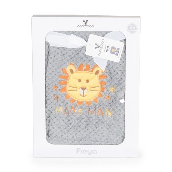 Baby blanket Freya grey