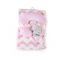 Baby Blanket 90/75 cm with a pillow Sammy pink