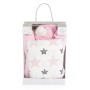 Baby Blanket 90/75 cm with a pillow Sleepy bear pink
