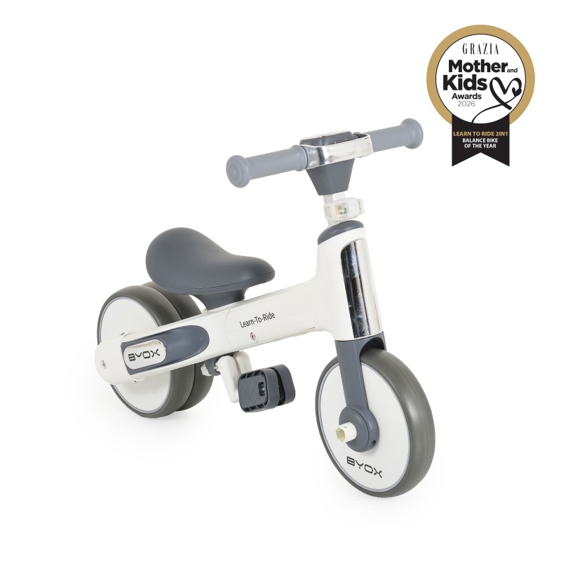 Learn-to-Ride mini balance bike white