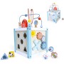 Wooden educational cube sorter + blocks ECOTOYS