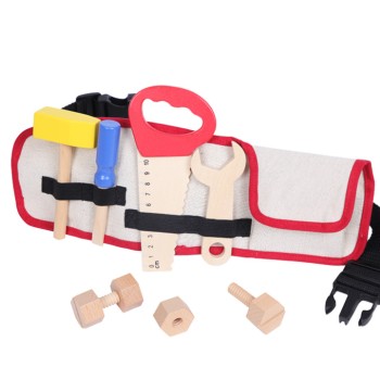 Wooden tools fastening DIY belt ECOTOYS