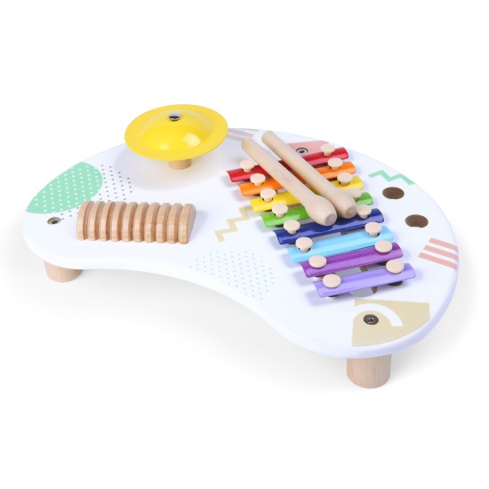 Table with instruments musical table cymbals +18m ECOTOYS Table with instruments musical table cymbals +18m ECOTOYS