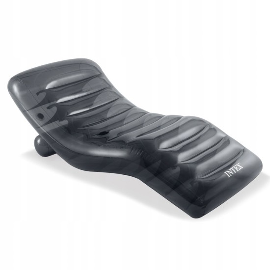 Inflatable black swimming mattress 191x99cm INTEX Inflatable black swimming mattress 191x99cm INTEX